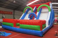 Double Lane Large Inflatable Slide Customized Size For Adults / Children supplier